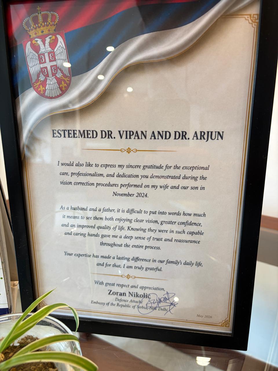 Patient testimonial for Visual Aids Centre